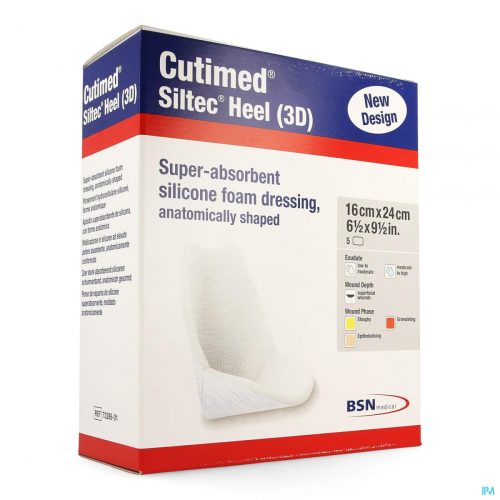 Cutimed Siltec Heel Foam Dressing
