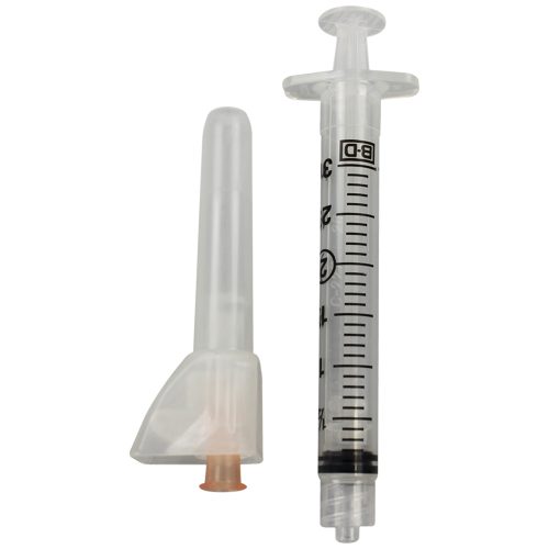 BD SafetyGlide Syringe with SubQ Needles