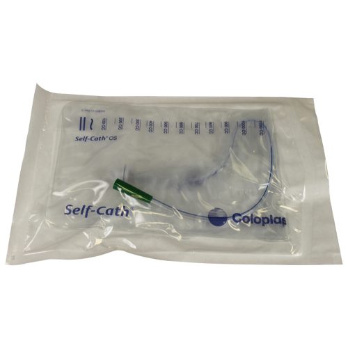 Self-Cath Closed System Tapered Tip With Guide Stripe 1100ml Collection Bag