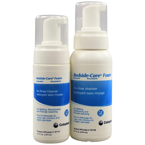 Bedside-Care Unscented No-Rinse Foam Body Wash, Shampoo, and Incontinence Cleanser