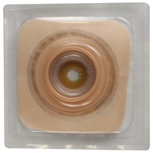 Natura Durahesive Cut-To-Fit Skin Barrier with Accordion Flange and Acrylic Tape Collar - Convex