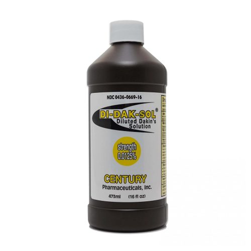 Dakin's Di-Dak-Sol Diluted Solution (Sodium Hypochlorite 0.0125%)