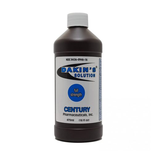 Dakin's Full Strength Solution (Sodium Hypochlorite 0.50%)