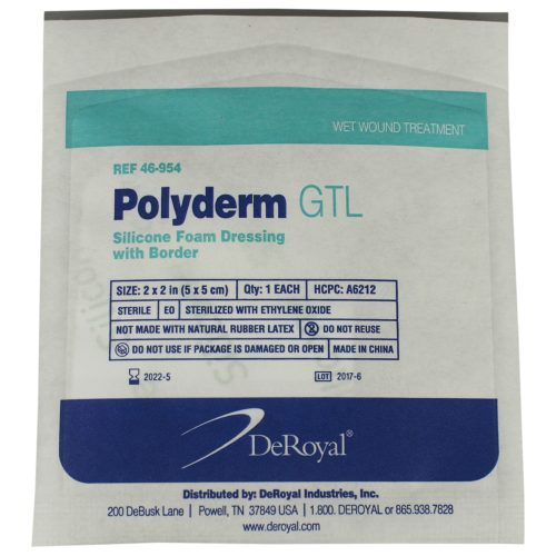 Polyderm Gentle Bordered Foam Dressing