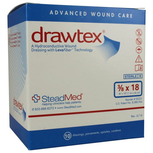 Drawtex Hydroconductive Alginate Rope Dressing 3/8" x 18"
