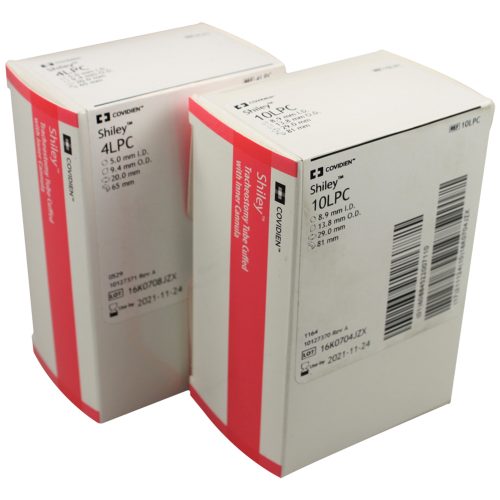 Shiley Tracheostomy Tubes, Cuffed with Inner Cannula
