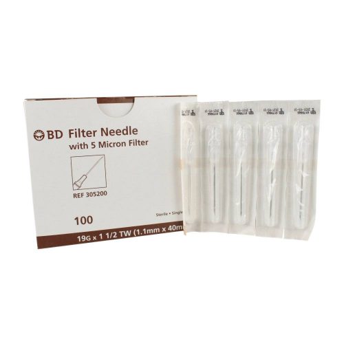 BD Filter Needles with 5 Micron Filter