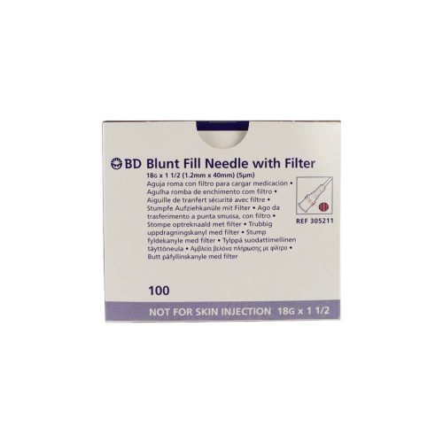 BD PrecisionGlide Blunt Fill Filter Needles