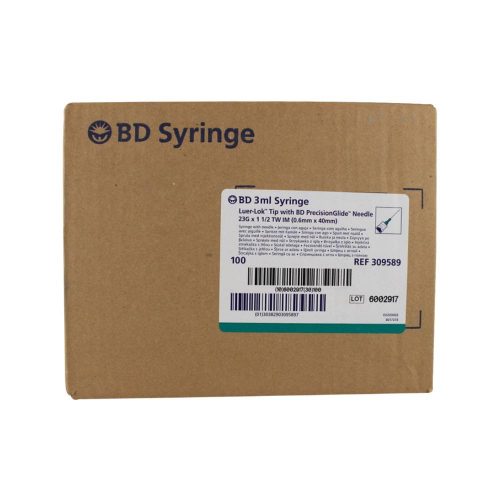 BD Syringe/Needle Combination with Luer-Lok Tip (Thin Wall)