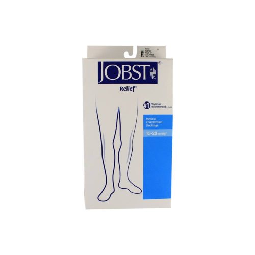 Jobst Relief Thigh High Stockings with Silcone Dot Band