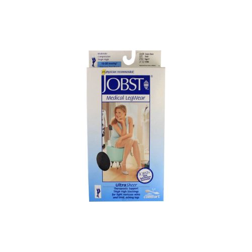 Jobst Ultrasheer Thigh High Stockings with Silicone Dot Band