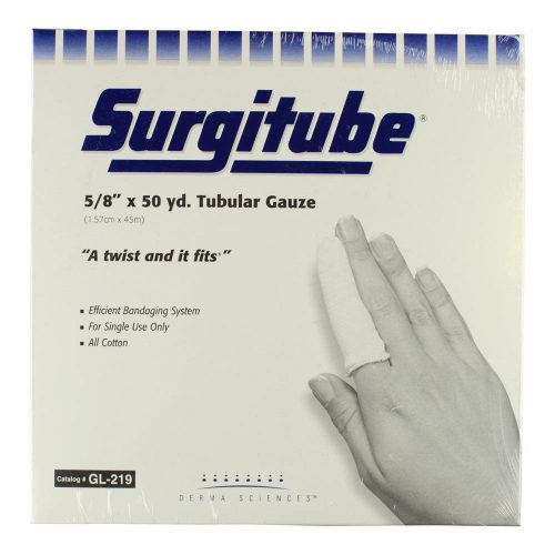Surgitube Tubular Gauze for Small Fingers or Toes- For use with applicator