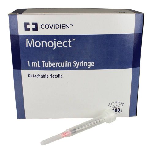 Monoject Rigid Pack Tuberculin Syringes with Needle