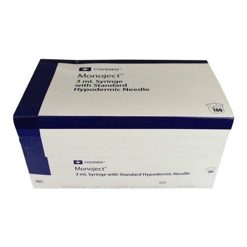 Monoject Rigid Pack Syringe with Standard Hypodermic Needle