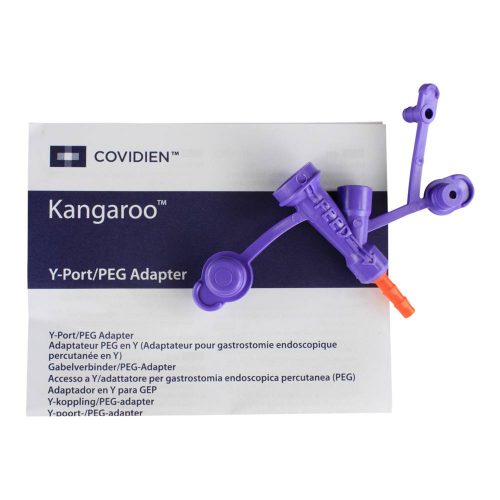 Kangaroo Y-Port-G-Tube/P.E.G. Adapter with EnFit Connections