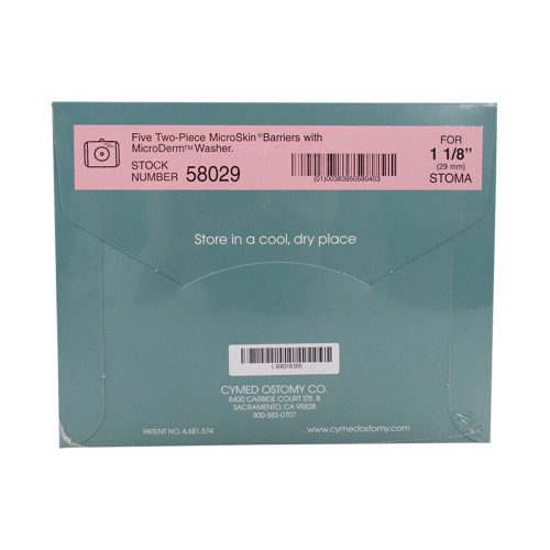 Cymed MicroSkin Adhesive Barrier With Thin Hydrocolloid Washer