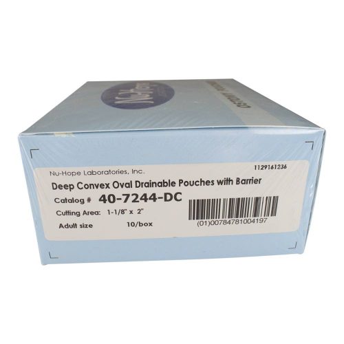 Post-Op One Piece Drainable Pouch with Oval Nu-Comfort Barrier