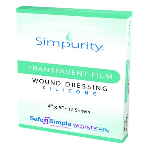 Simpurity Transparent Film Silicone Wound Dressing