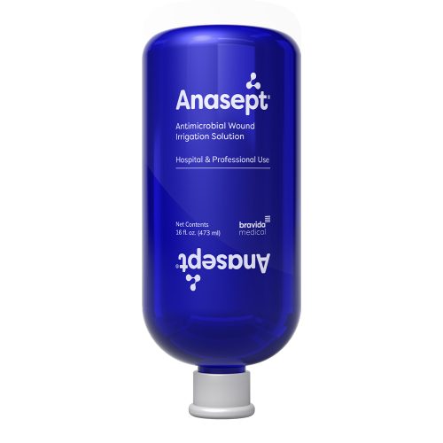 Anasept Antimicrobial Wound and Irrigation Solution - Spikeable Cap