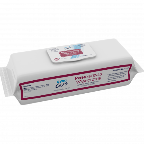 Dynarex DynaCare Personal Cleansing Washcloth (Wet Wipes) - Soft Pack Refills