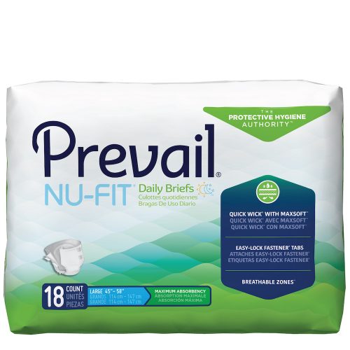 Prevail NU-Fit Maximum Absorbency Briefs