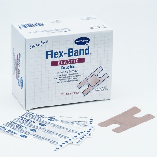 Flex-Band Elastic Knuckle Adhesive Bandage