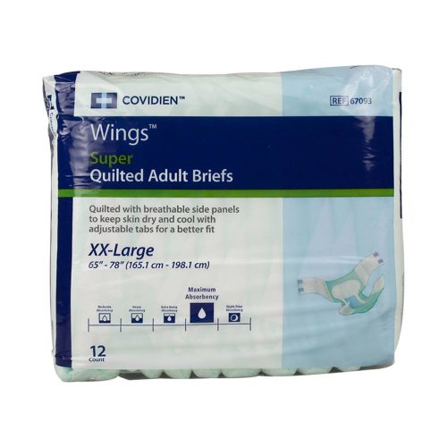 Wings Super Quilted Bariatric Adult Briefs