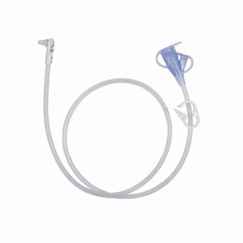 MIC-KEY Continuous Feed Extension Set with SECUR-LOK Right Angle Connector and 2 Port Y and CLAMP