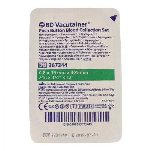 BD Vacutainer Push Button Blood Collection Sets