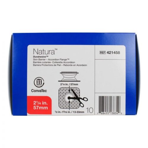 Natura Durahesive Cut-To-Fit Skin Barrier with Accordion Flange - Flat