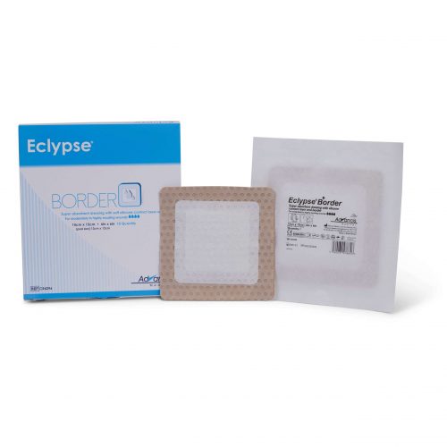 Eclypse Border Super Absorbent Dressing w/Soft Silicone Contact Layer