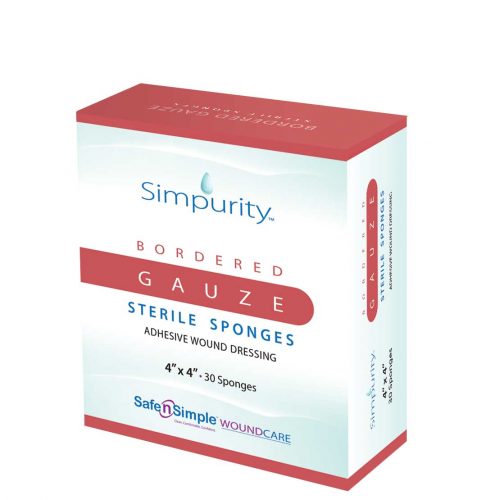 Simpurity Bordered Woven Gauze Sterile Sponges