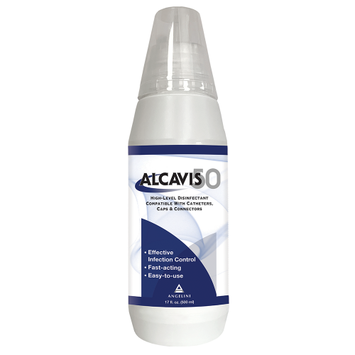 white bottle alcavis disinfectant