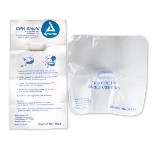 Dynarex CPR Face Shield with One-Way Valve