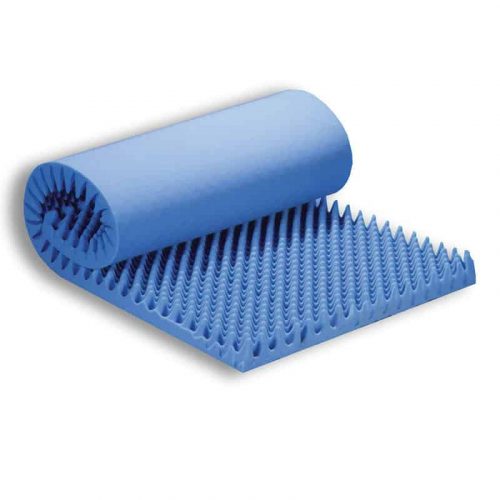 Hermell Eggcrate Convoluted Hospital Mattress Pad