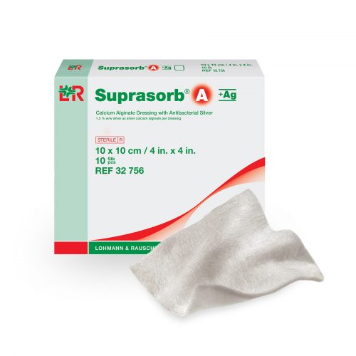 Suprasorb A + Ag Antimicrobial Calcium Alginate Dressing