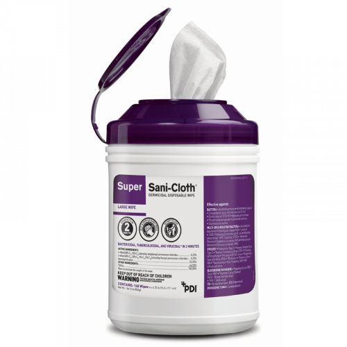 Super Sani-Cloth Germicidal Disposable Wipes - Canister
