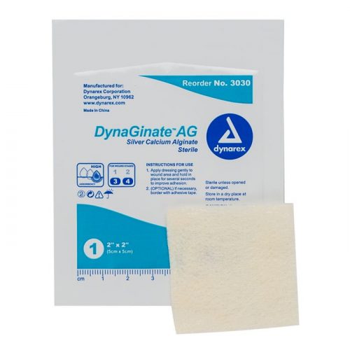 DynaGinate AG Silver Calcium Alginate Dressing