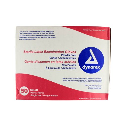 Dynarex Powder Free Latex Exam Gloves