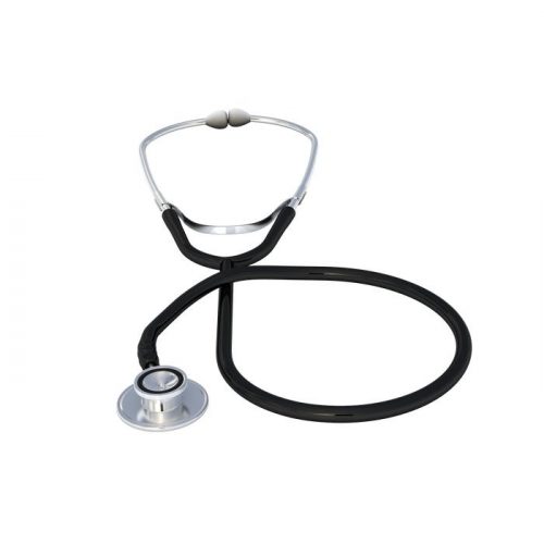 Dynarex Single Head Black Stethoscope