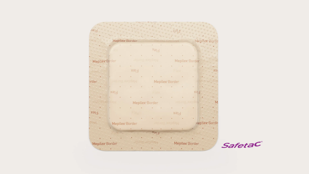 tan mepilex wound care pad