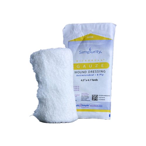 Simpurity Antimicrobial Microroll Gauze Wound Dressing