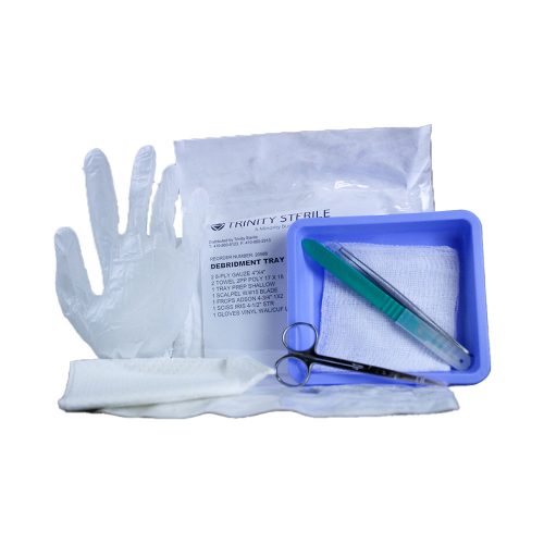 Trinity Debridement Sterile Disposable Standard Tray