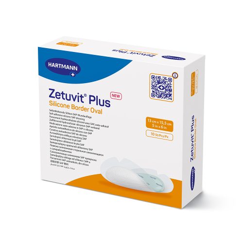 Zetuvit Plus Silicone Oval Bordered Dressing