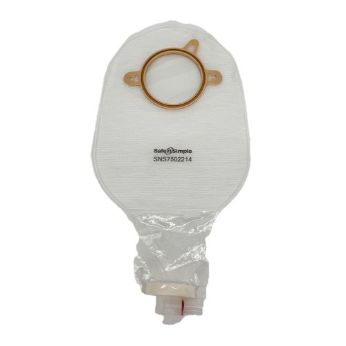 Safe n' Simple 9" Urostomy 2-Piece Pouch with Flip Flow Valve