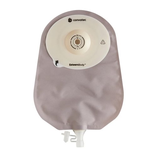Esteem Body Soft Convex 3.5mm Depth Pre-Cut One-Piece Urostomy Pouch with Durahesive Skin Barrier
