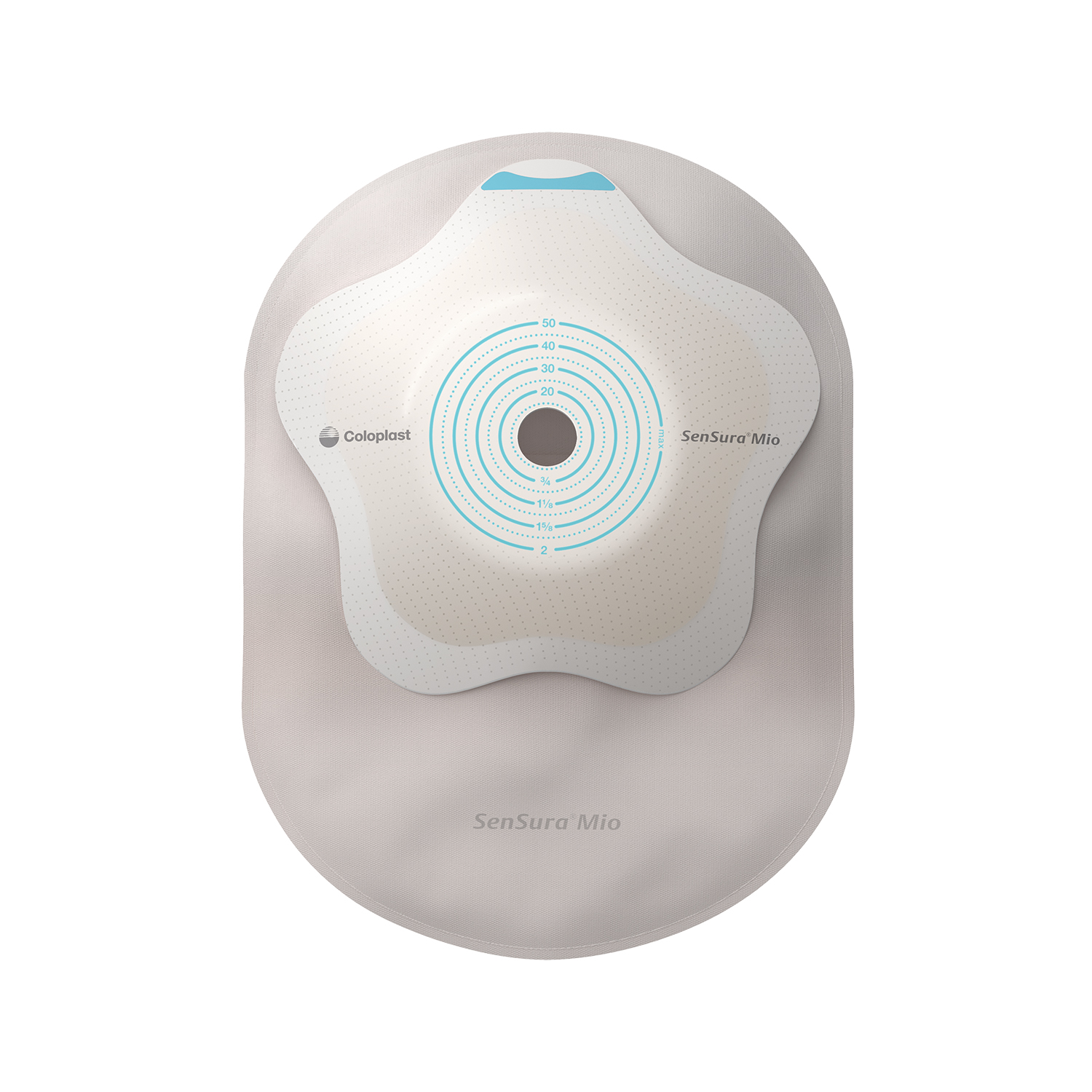 SenSura Mio Convex Flip Pre-Cut One-Piece MAXI Closed Pouch