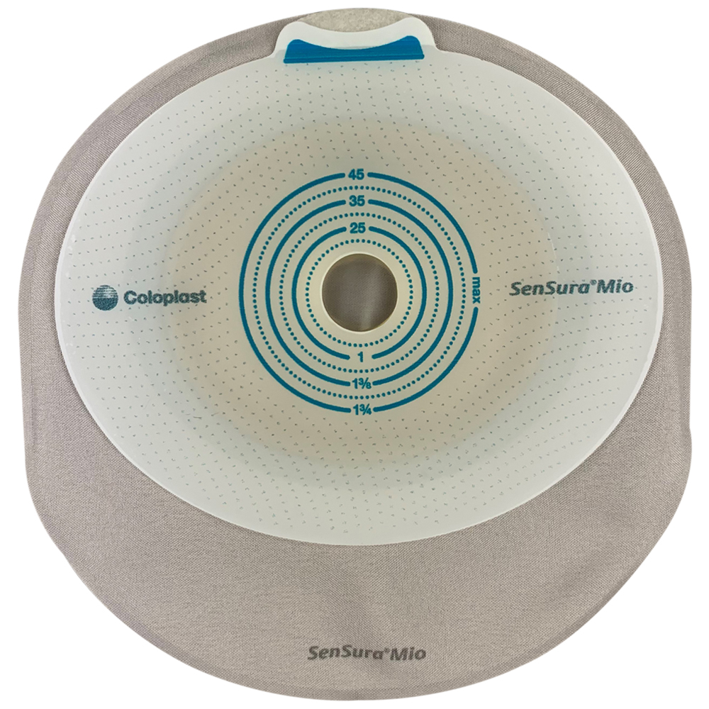 SenSura Mio MINI Flat Cut-to-Fit One-Piece Closed Pouch with Filter