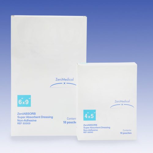 Zeniabsorb Super Absorbent Nonadhesive Foam Wound Dressing