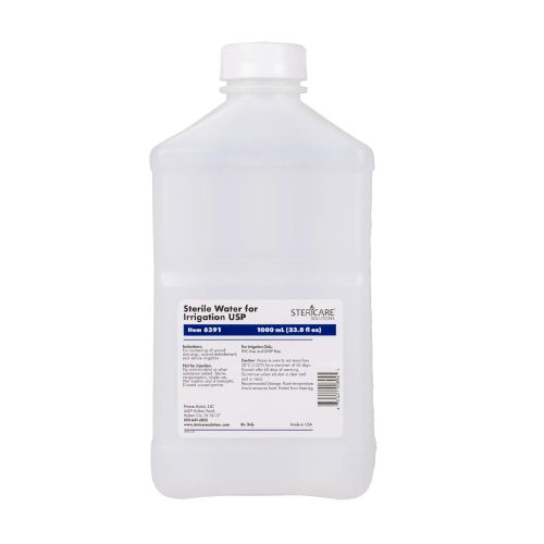 Nurse Assist Sterile Water for Irrigation USP in Plastic Pour Bottle